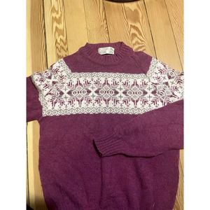 Pitlochry Knitwear 100% pure Shetland wool, Made in Scotland, Size Small